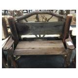 Amish Made Sassafras Bench Amish Made Sassafras Bench