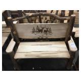 Amish Made Sassafras Bench Amish Made Sassafras Bench