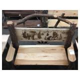 Amish Made Sassafras Bench Amish Made Sassafras Bench