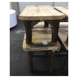 3pc Set Amish Made Sassafras Tables 3pc Set Amish Made Sassafras Tables