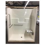One Piece Fiberglass Handicap Shower One Piece Fiberglass Handicap Shower