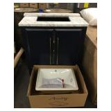 30 in. Vanity w/ Top & Sink 30 in. Vanity w/ Top & Sink