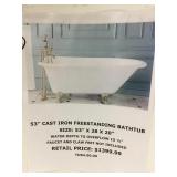 53in cast iron freestanding bathtub 53in cast iron freestanding bathtub