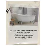 66in cast iron freestanding bathtub 66in cast iron freestanding bathtub