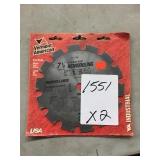 7-1/4' Remodeling Circular Saw Blade x2 7-1/4' Remodeling Circular Saw Blade x2