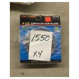 4-1/2' Circular Saw Blade by the Piece x4 4-1/2' Circular Saw Blade by the Piece x4
