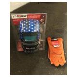 Firepower Welding Helmet & Gloves