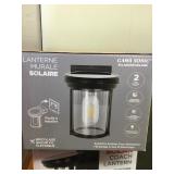 Solar Coach Lanterns by the Piece x 2 Solar Coach Lanterns by the Piece x 2