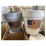 Small Flower Pots X6 Small Flower Pots X6