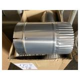 Two Boxes of 4' Round to Oval Duct Adapters Two Boxes of 4' Round to Oval Duct Adapters