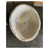 Heavy Granite Bird Bath Top Heavy Granite Bird Bath Top