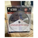 10" Circular Saw Blades x2