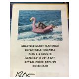 Solstice giant inflatable flamingo