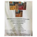 Kind simple crunch gluten free granola bars x28