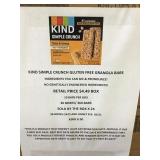 Kind simple crunch gluten free granola bars x24