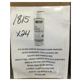 8 fl oz pro sanitize advanced hand sanitizer x24