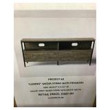 Loring media stand w/ drawers