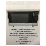 Sharp 2.2 cu ft countertop microwave