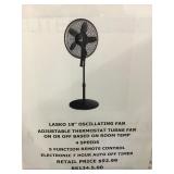 Lasko 18in oscillating fan