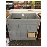 36in x 21 1/2in Vanity base small damage.