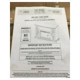 Home decorators electric fireplace media mantle