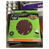 5in gator hook & loop sanding discs x20