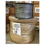 Fence wire & twisted rope sold one money