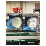 5 & 6in LED recessed down light x2