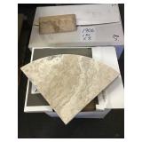 Natural stone shower corner shelf x6