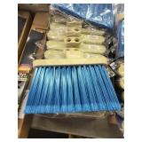 9" Blue Half Flag Broom Heads x 18