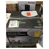 Bath Fan w/ Bluetooth Speaker & LED Light