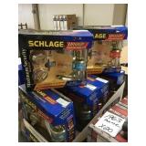 Schlage Deadbolt and Handle Set x6