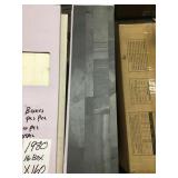 6in x 24in Peel and stick slate tile x160