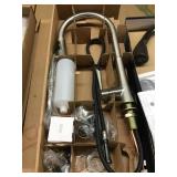 Single Control Pull Down Faucet w/Soap Dispenser