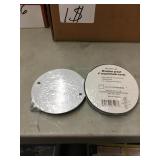 4in Round Blank Cover Plates for One Money