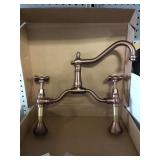 Bridge Lavatory faucet w/ cross handles