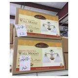 Design house wall mount light x2