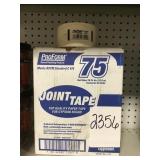 Box of joint tape rolls