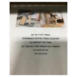 Set of 2 Cat Trees for One Money