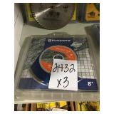 8in Vari-Cut Tile Blade x3