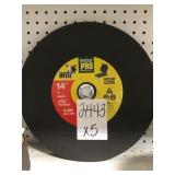 14in Metal Cutting Blade x5