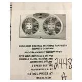 Bionaire Digital window fan with remote control
