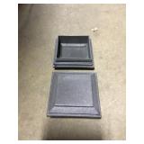 5 x 5 Square Flat Post Cap x12