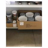 Large & Small Flower Pots x12