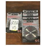 5" Carbide Tipped Saw Blades x5