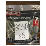 6 FT Electric Range Cord x5