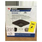 Durock shower system drain assembly x2
