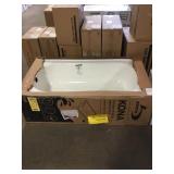 Porcelain-Finished Steel Bathtub