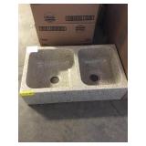 Double Bowl Granite Farmhouse Sink