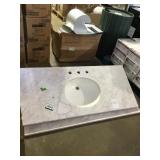 49in Single Bowl Vanity Top Only